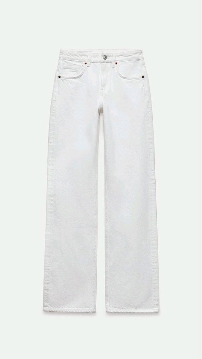 Белые джинсы