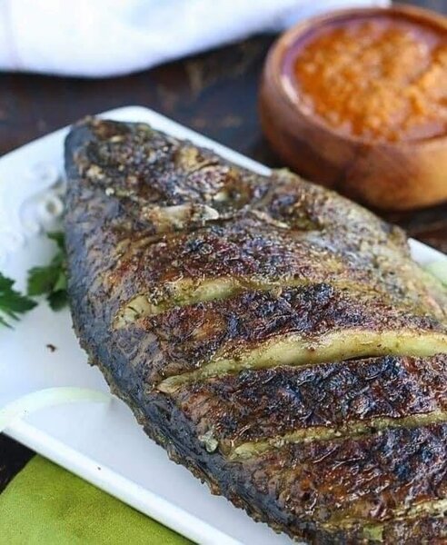 Tilapia grillée,braisé,au four
