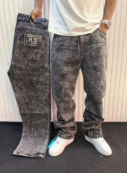 Jean décontracté homme usé
