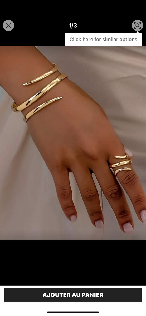 Bracelets et Bagues Élégants