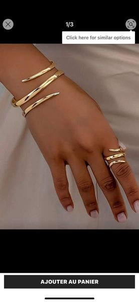 Bracelets et Bagues Élégants