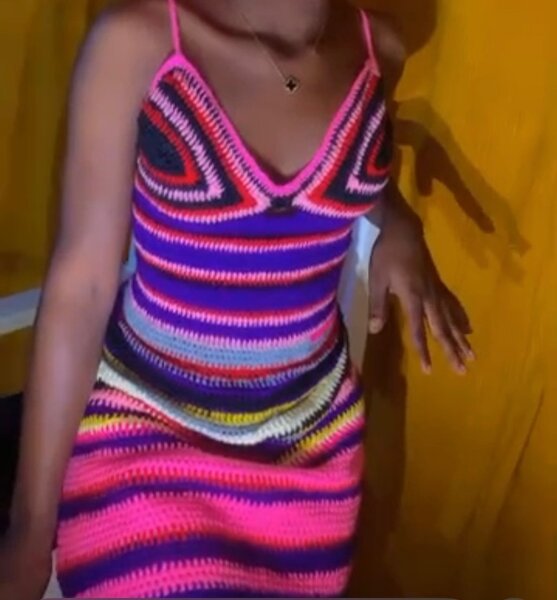 Robe et Haut Crochet Colorés