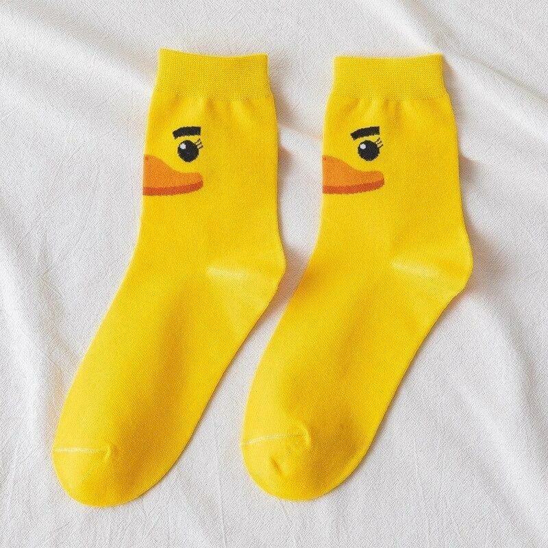 Chaussettes Jaunes Canard