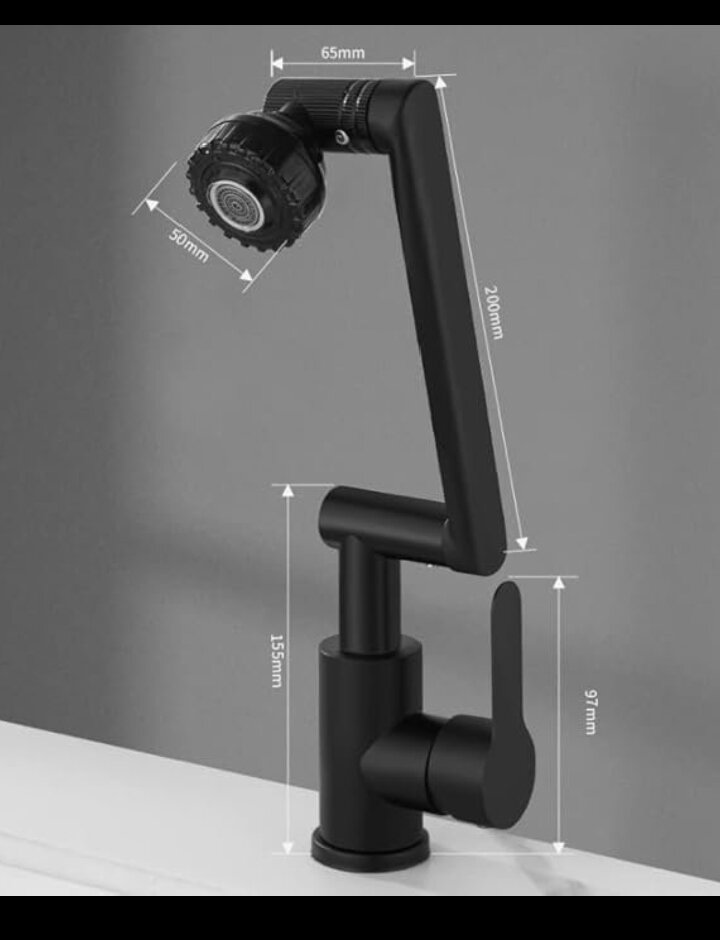 Adjustable Modern Multiple Outlet Mode Faucent Tap