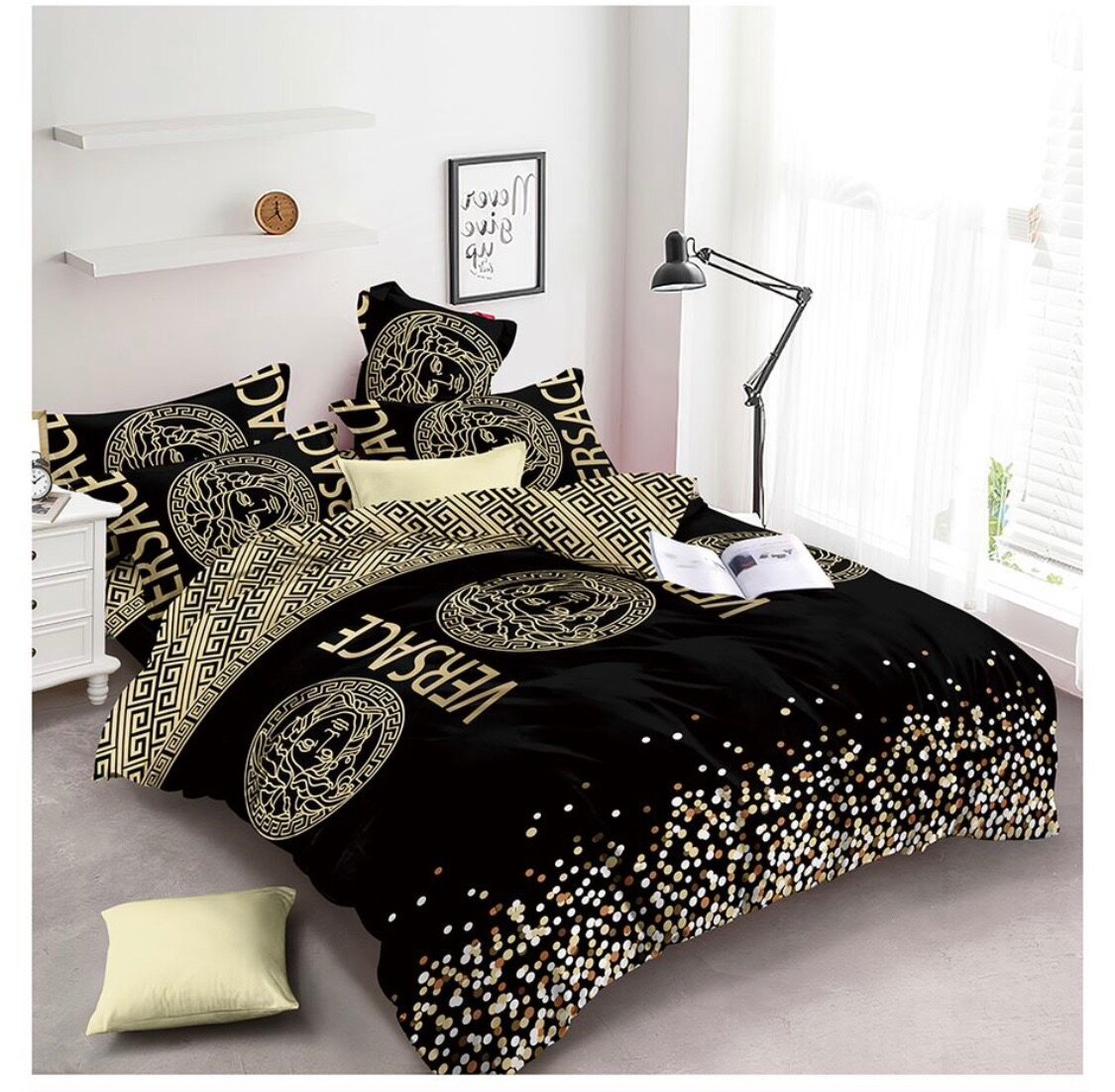 Versace Bedsheet In Colors