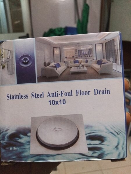 Siphon de Sol Anti-Foul 10x10 cm