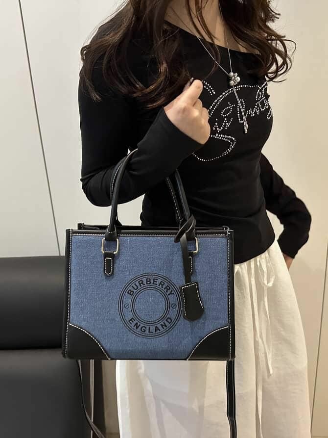 Sac à main Burberry en toile