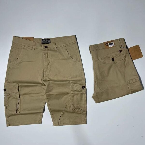 Short cargo beige homme