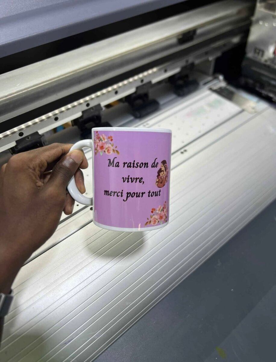 Tasse personnalisée couleur