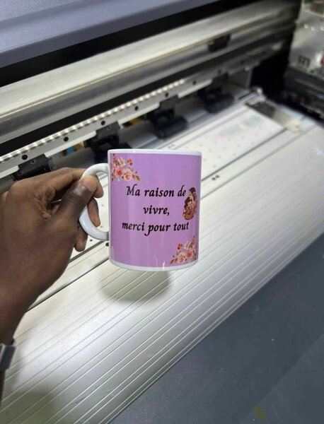 Tasse personnalisée couleur