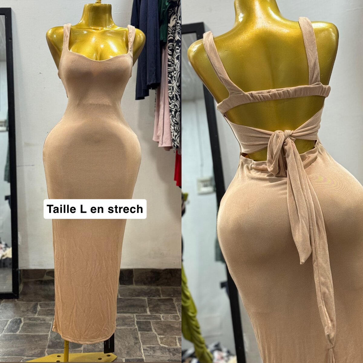 Robe élégante stretch XL