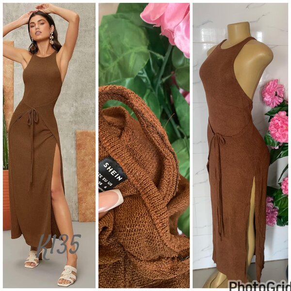 Beautiful and stylish women's dress brown