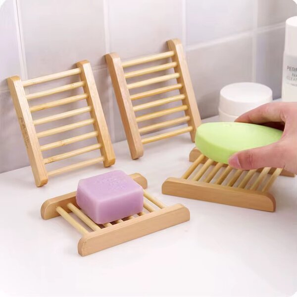 Porte-savon en bambou écologique