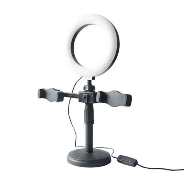 Support de téléphone avec anneau lumineux