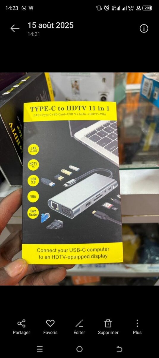 Adaptateur USB-C 11 en 1