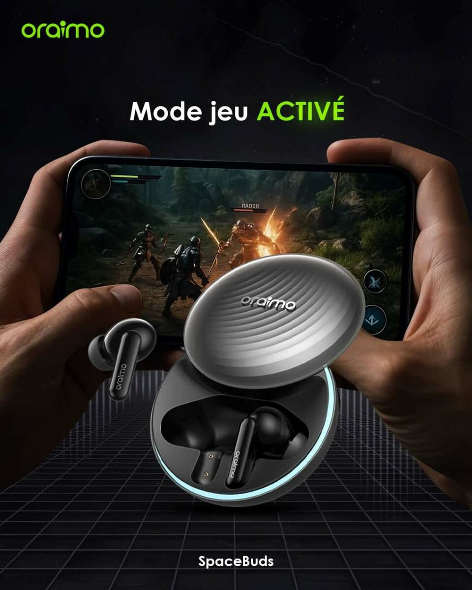 Écouteurs Bluetooth ANC Oraimo