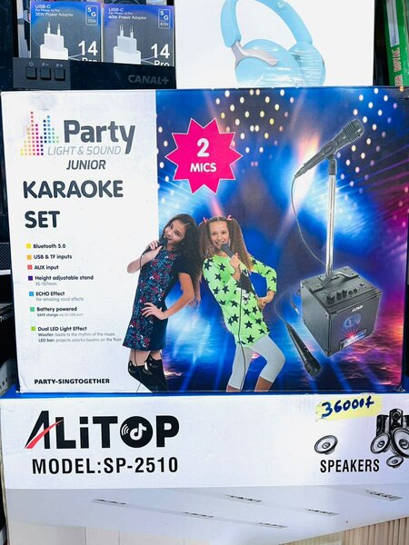 Set Karaoké Bluetooth avec Micros