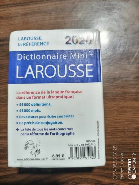Dictionnaire Mini Larousse 2020
