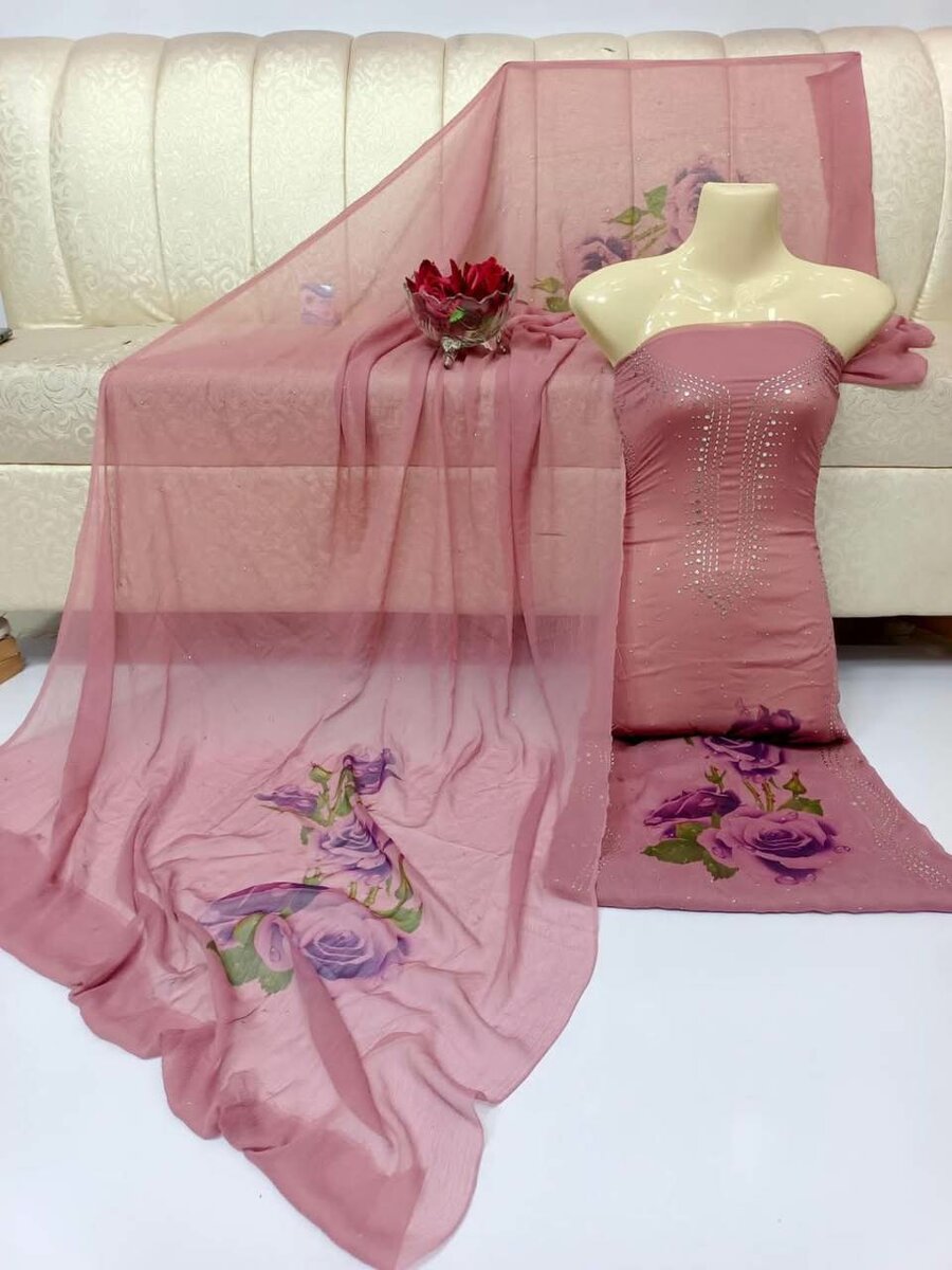 Chiffon suit
