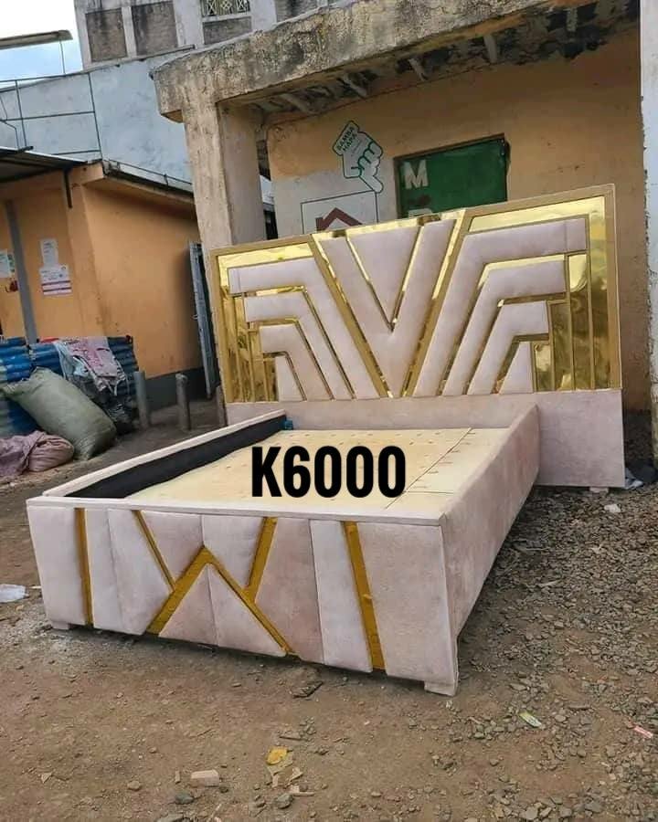 Beautiful and comfortable double bed with headboard