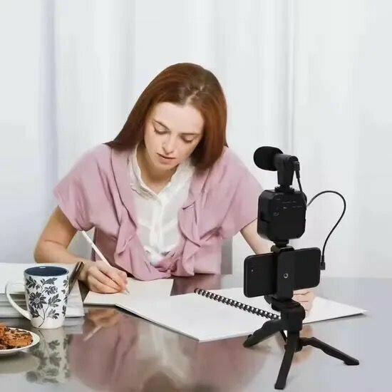 Kit créateur vidéo mini-trépied micro LED