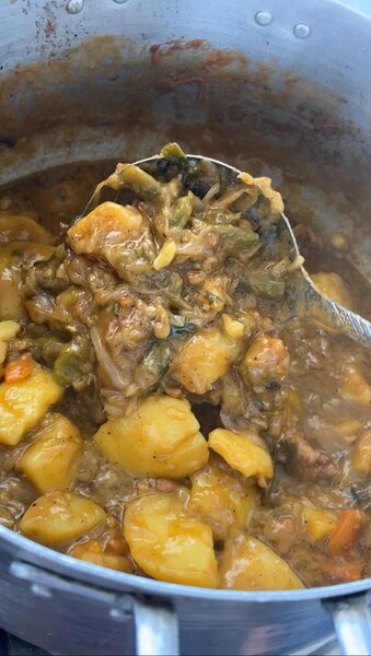 Petit pois pomme terre