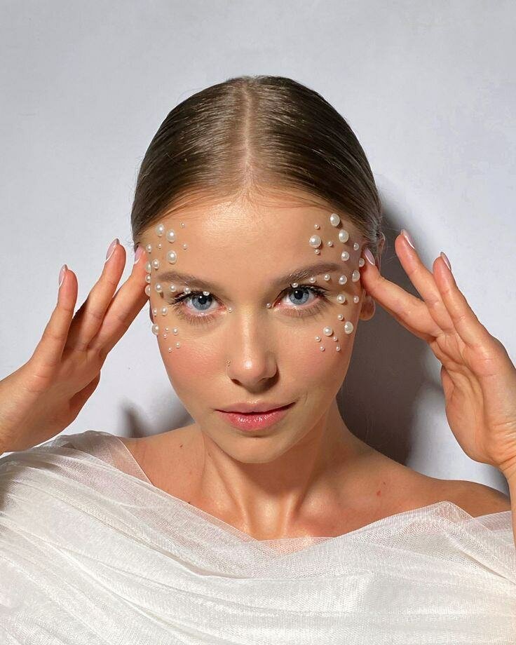 Strass autocollants visage