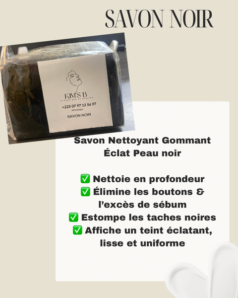 Savon Exfoliant Peau Noire