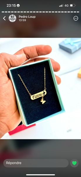 Collier personnalisé élégant