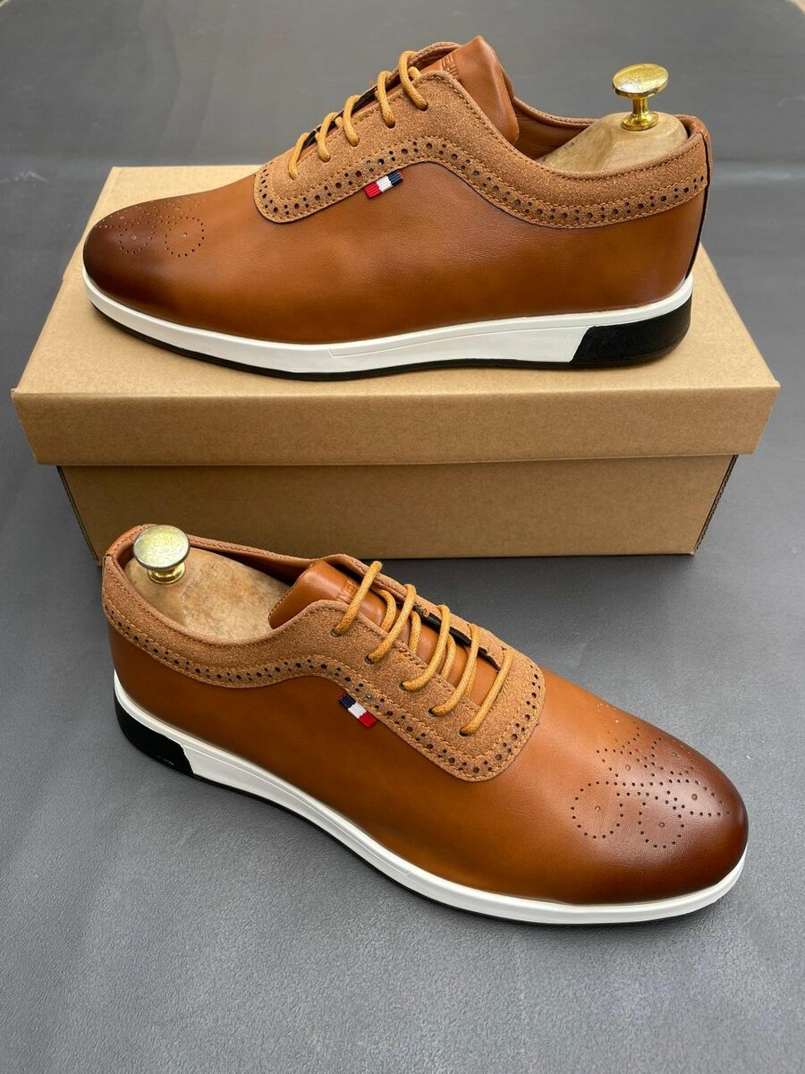Chaussures Oxford en cuir