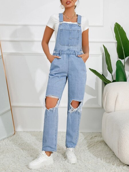 Ripped Dungaree