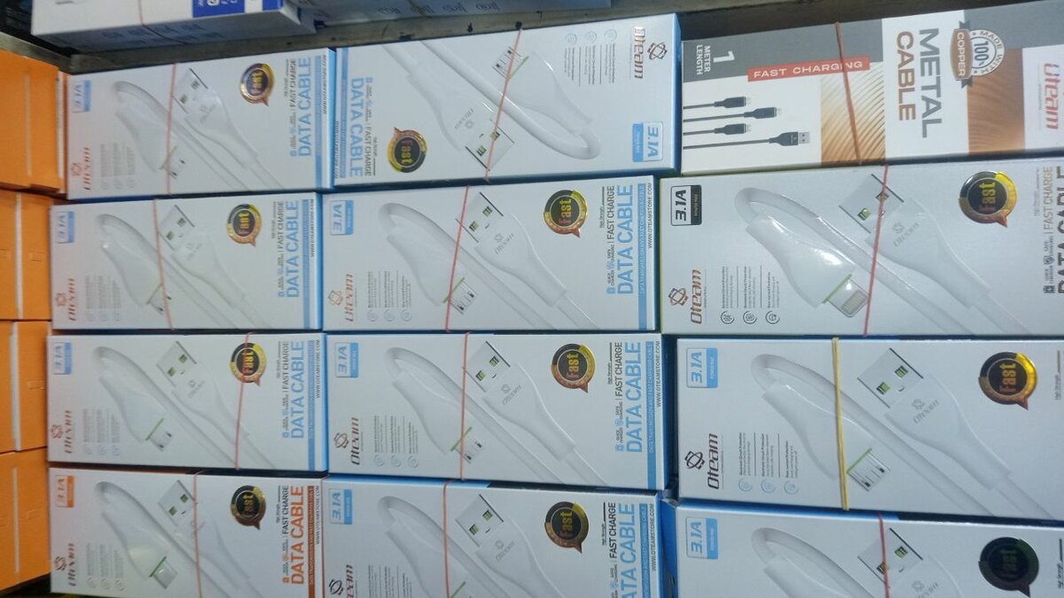 Original Oteam brand all cable android، c type ,iPhone.