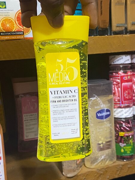 Huile corporelle éclatante cacao