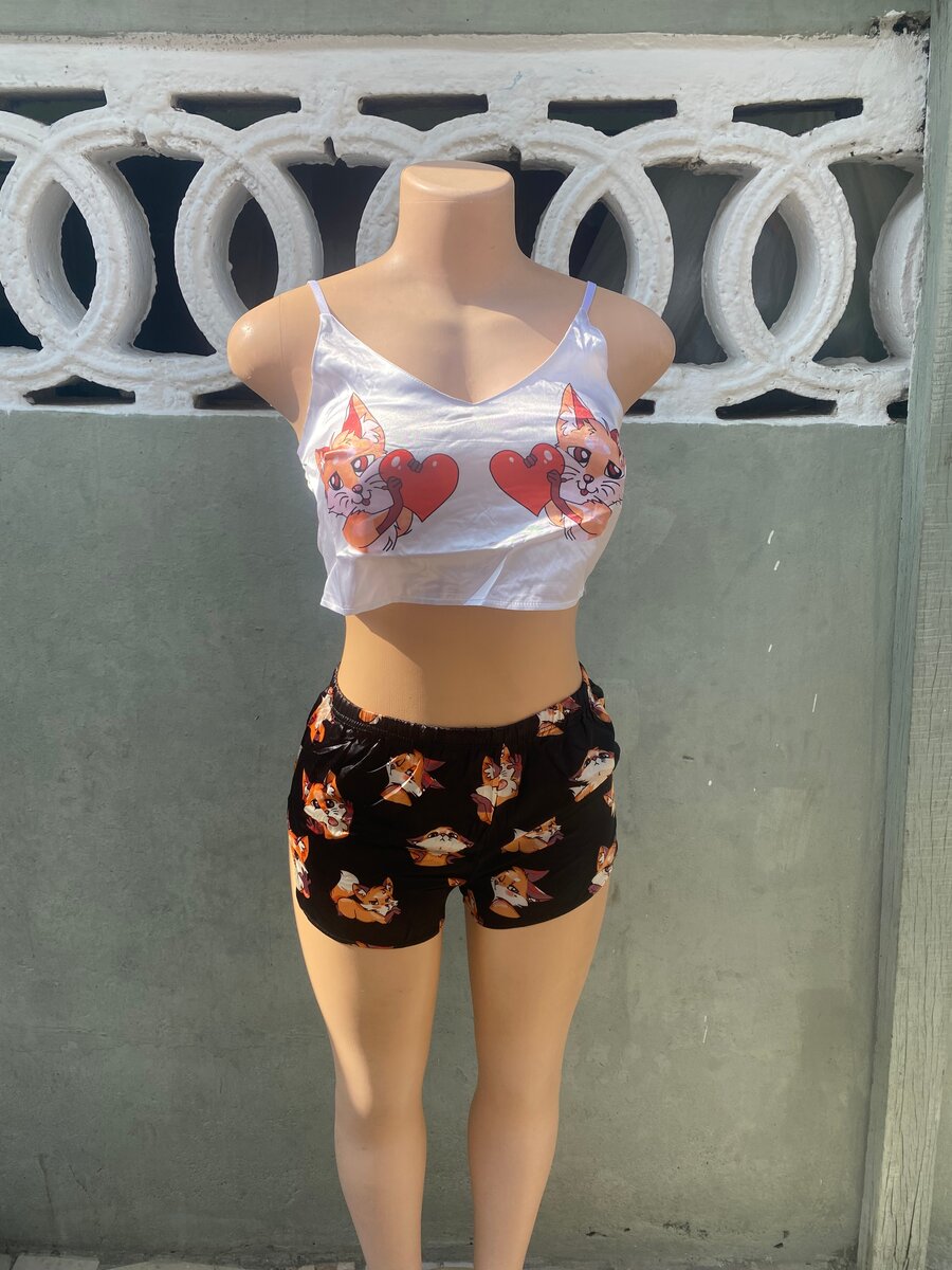 Pyjama Femme Imprimé Confort