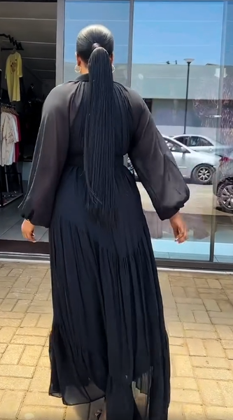 Women's Long Black Dress