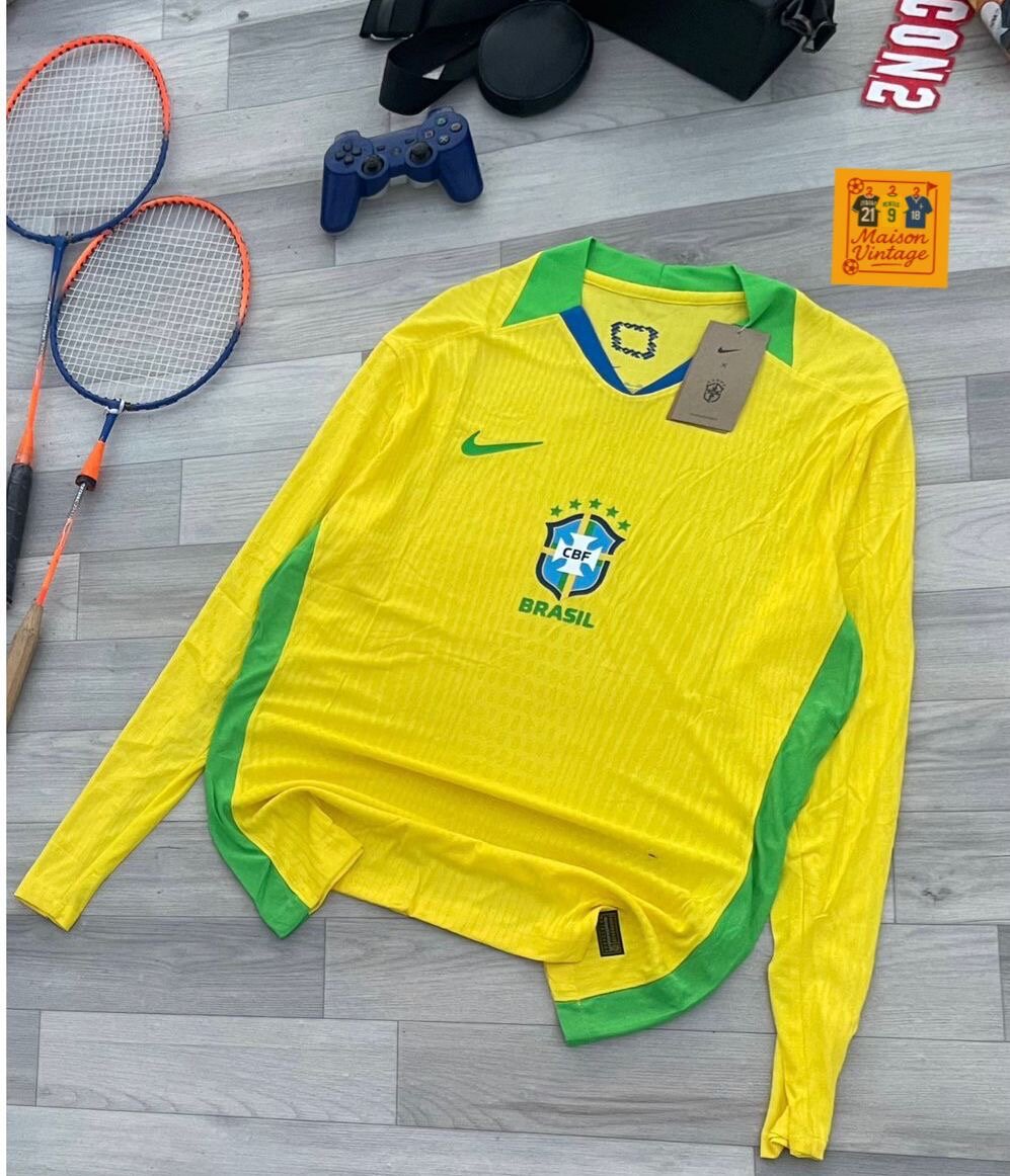 Maillot de football jaune Brésil