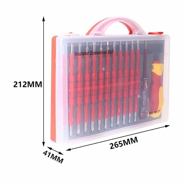 13Pcs Interchangeable Electrician Screwdriver Set