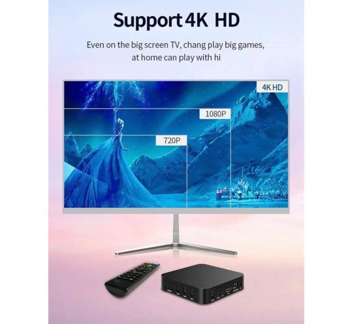 Box Android 4K + Chaînes