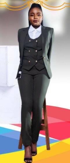 Stylish and high-quality women's suit black