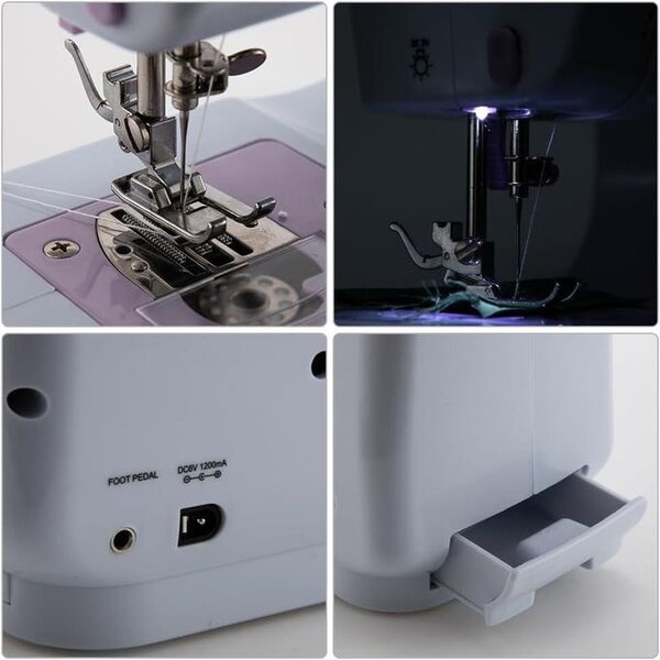Mini machine à coudre et a Broder 12 points Electrique