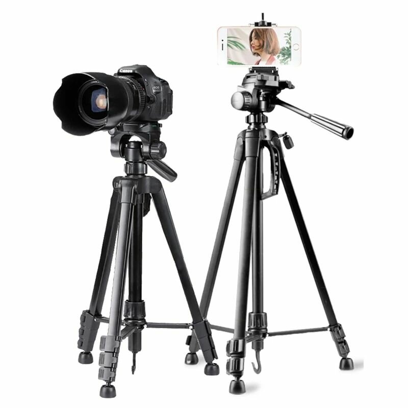 5.5ft Tripod Stand With Free Phone Holder