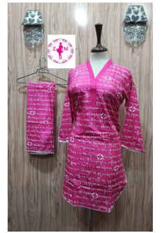 branded bed linen, 2 pieces pink