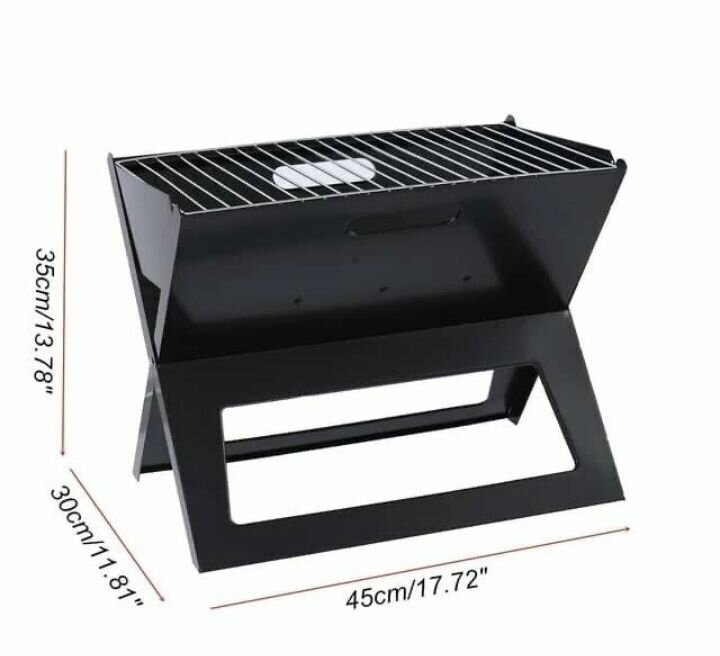 Gril pliant compact portable