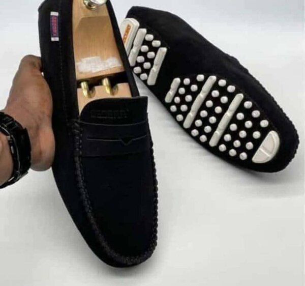 Mocassins homme en daim