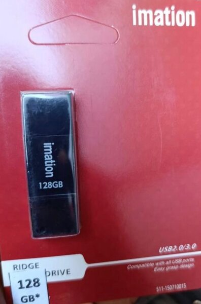 Imation Clé USB - 128 Gb- Noir