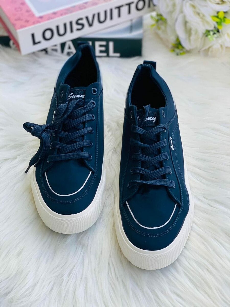 Female sneakers blue