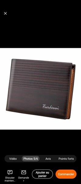 Portefeuille homme