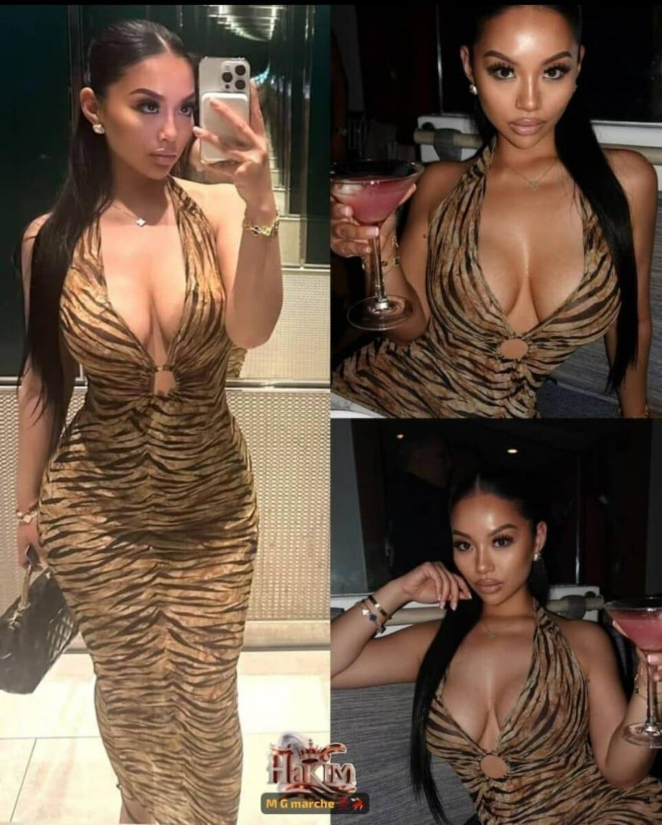 Robe Tigrée Glamour