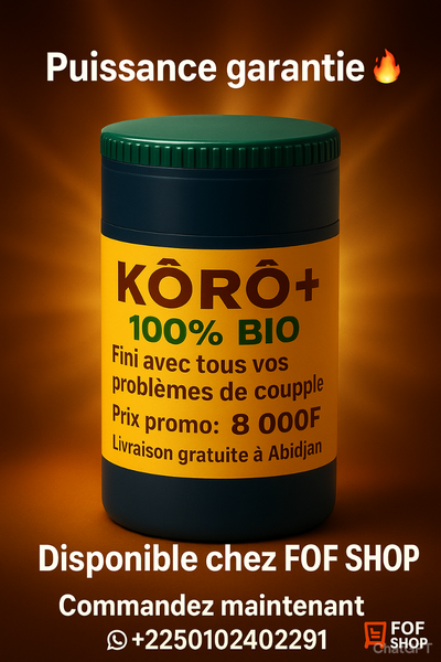 KÔRÔ+ 100 % Bio