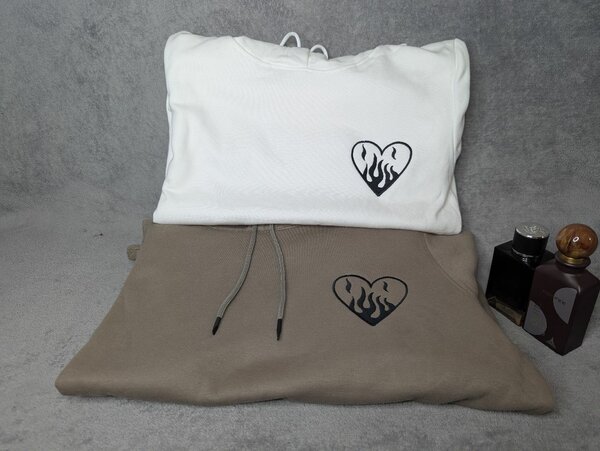 Hoodie "Cœurs en Fusion"  Édition Couple